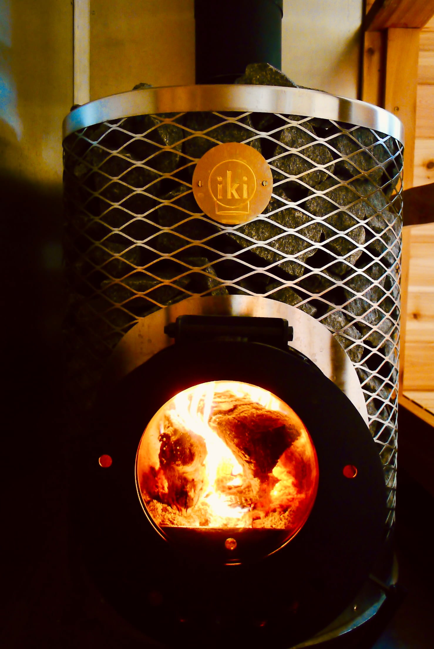 Authentic iki wood burning stove